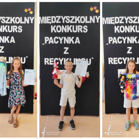 Międzyszkolny Konkurs Plastyczny „Pacynka z Recyklingu”