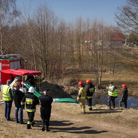 Czy Ostrołęka jest gotowa na lokalne podtopienia? Test sprawności&nbsp;&nbsp;sztabu kryzysowego [ZDJĘCIA]