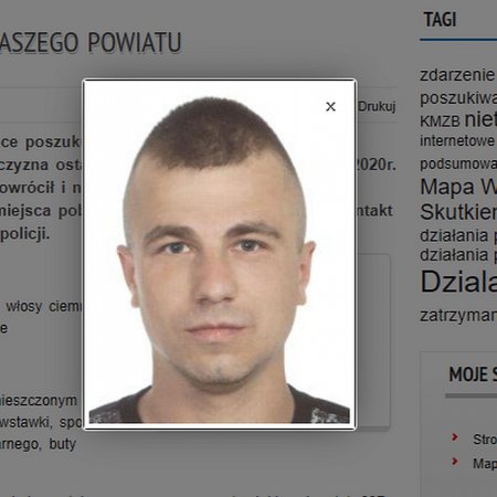 Tego mężczyzny poszukuje ostrołęcka policja. Udostępnij, pomóż go odnaleźć!