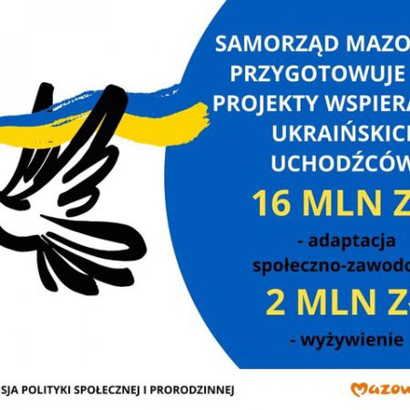 Mazowsze przygotowuje wsparcie dla ukraińskich uchodźców