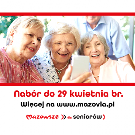 Kolejny program samorządu Mazowsza. Tym razem dla seniorów! 