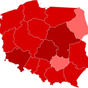 Mazowsze z największą liczbą zarażonych koronawirusem