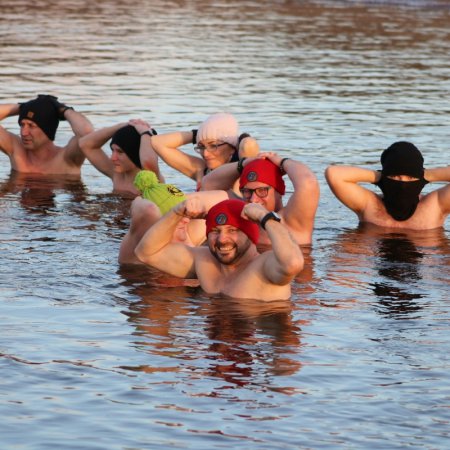 Sobotni relaks Morsów na plaży w Ostrołęce [ZDJĘCIA]