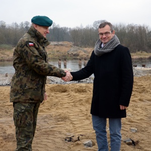 Zakończono rozbiórkę stalowej części przeprawy tymczasowej 