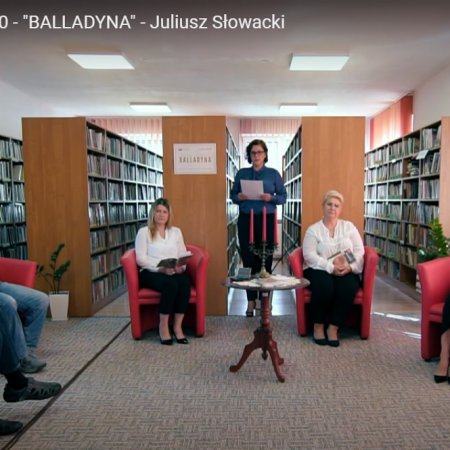 Narodowe Czytanie 2020. "Balladyna" akt I scena III odczytała kadra CK-BiS w Lelisie [WIDEO]