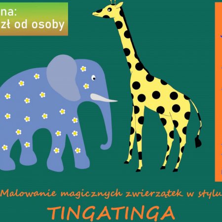 Niedziela w Muzeum - ilustracje w stylu Tingatinga
