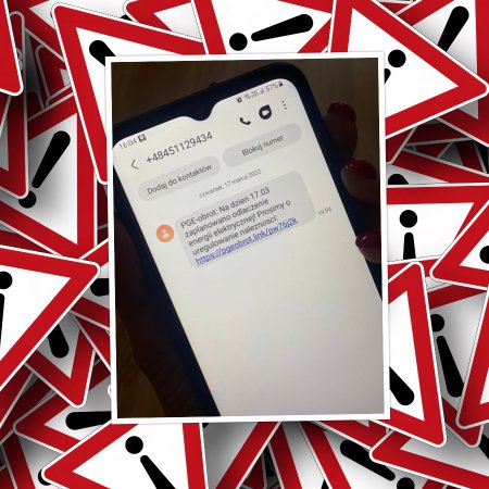 Fałszywe SMS-y, niby od PGE. Straszą wyłączeniem prądu