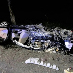 Makabryczny wypadek w Przasnyszu. Nie żyje 17-letnia pasażerka bmw [ZDJĘCIA]