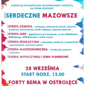 Piknik rodzinny „Serdeczne Mazowsze” w Ostrołęce