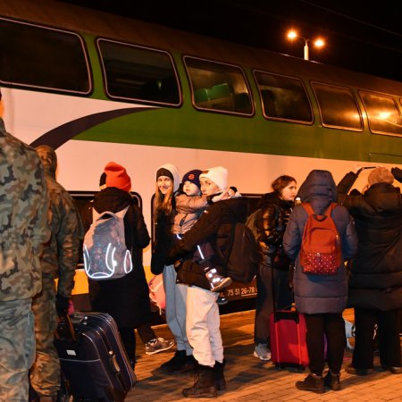 Pociąg humanitarny Mazowsza przywiózł 650 Uchodźców