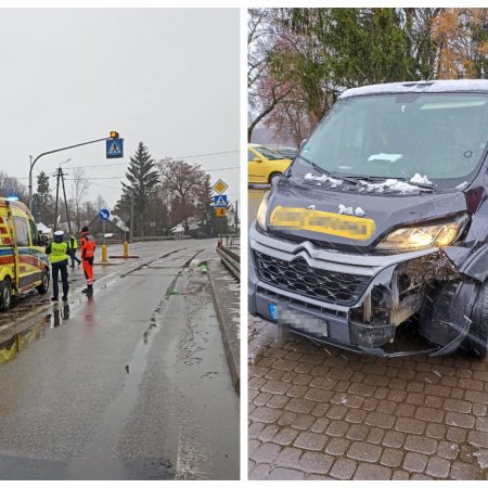 Wypadek na DK 61 między Ostrołęką a Różanem. Potrącenie pieszej