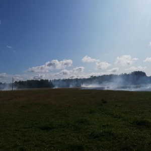 Pożar w Majdanie! Płonęły łąki [ZDJĘCIA]