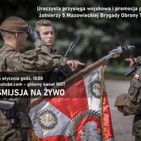 Przysięga wojskowa i ślubowanie nowych podoficerów WOT