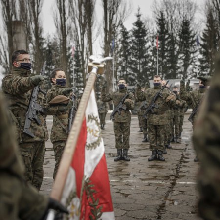 Za nami pierwsza w tym roku wojskowa przysięga terytorialsów z 5. MBOT [WIDEO, ZDJĘCIA]