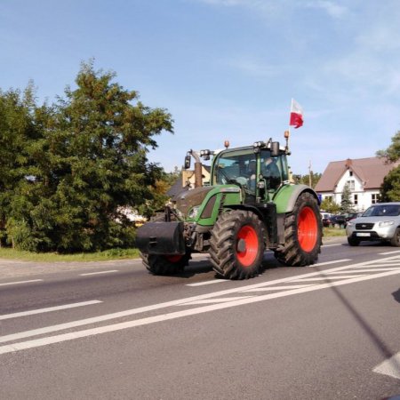 Utrudnienia na DK 53 Ostrołęka - Olsztyn. Protest rolników