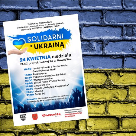 Festyn charytatywny "Solidarni z Ukrainą" w niedzielę w Nowej Wsi
