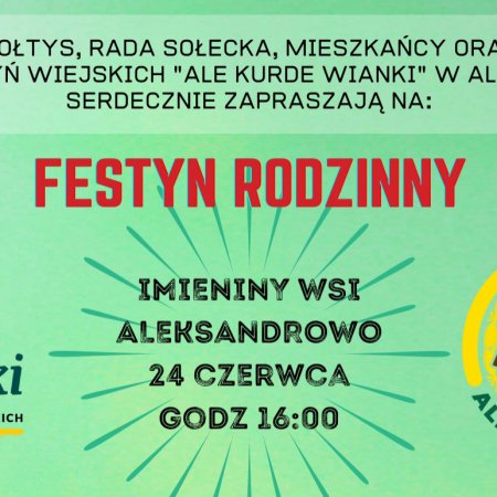 Imieniny Wsi Aleksandrowo. Gwiazdą Marcin Siegieńczuk!