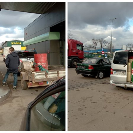 Tankowali do kanistrów, a nawet beczek. Panika mogła zostać wywołana celowo