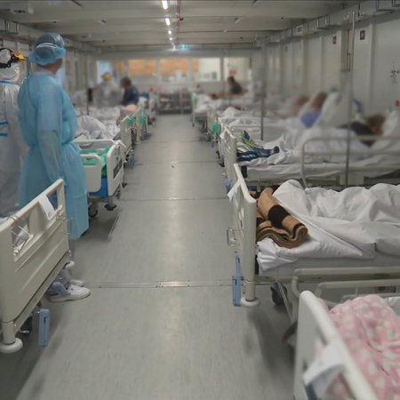 Fakty TVN o ostrołęckim szpitalu tymczasowym [WIDEO]