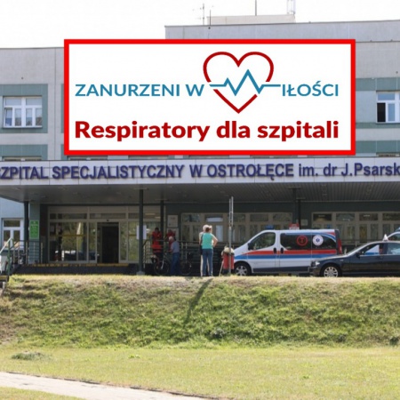 Zbiórka na respirator dla szpitala w Ostrołęce. Zebrano już większość potrzebnej kwoty. Wesprzyj! [WIDEO]