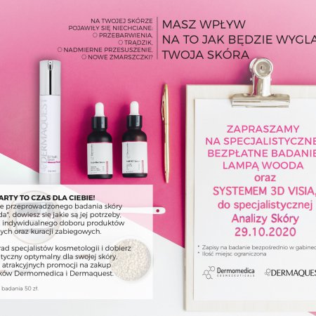 Dzień otwarty z marką DERMAQUEST I DERMOMEDICA tylko w TLC-Clinic!