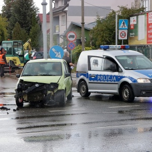 Wypadek przy dworcu autobusowym [ZDJĘCIA]