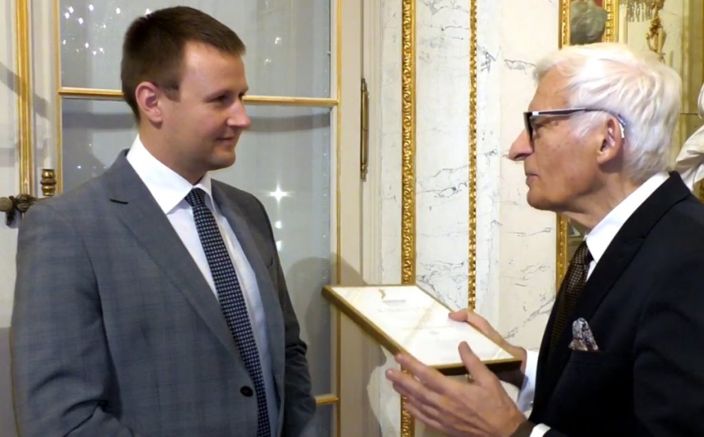 Bartosz Podolak i Jerzy Buzek