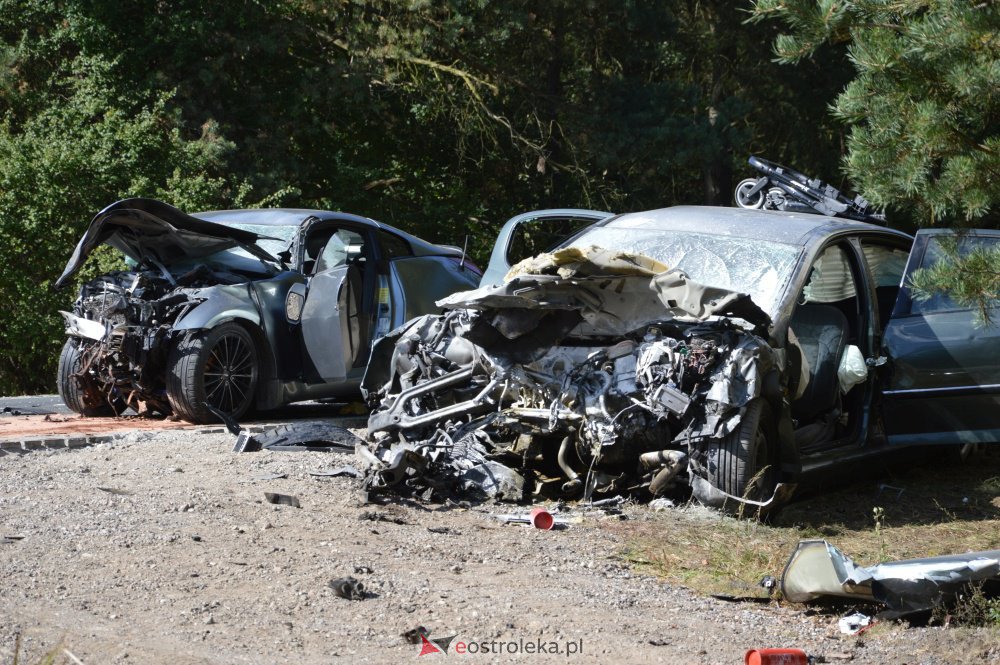 Wypadek w Szwendrowym Moście, fot. eOstroleka.pl