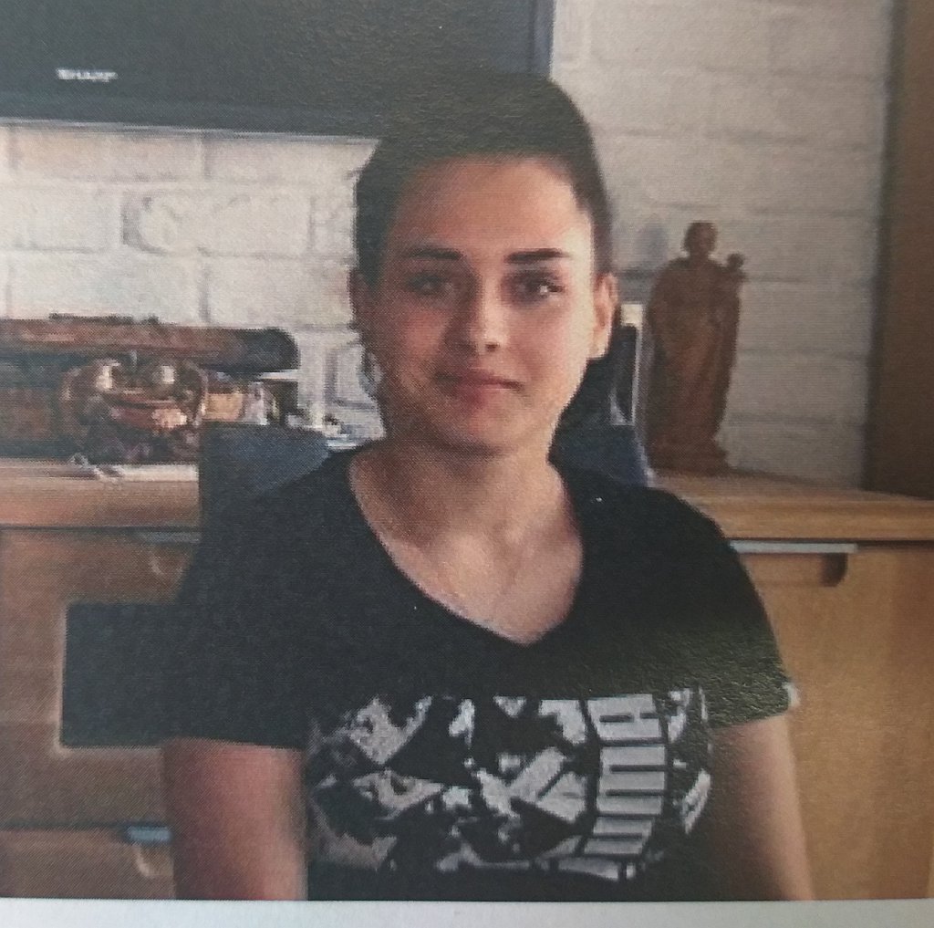 zaginiona 17-latka, Julia Czujak, fot. KPP w Szczytnie